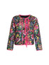 'Rocio' Pink Lace-Up Quilted Puffer Jacket - Celes Fashion